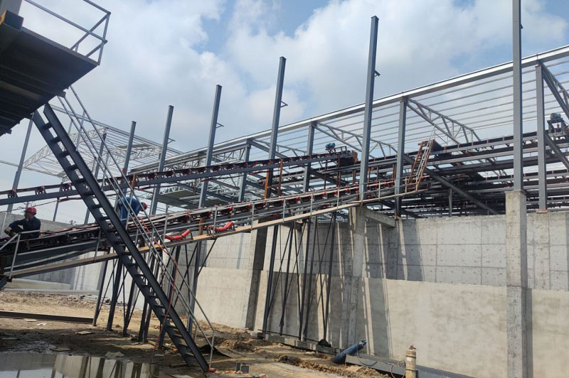 多臺高精度電子皮帶秤在新型建材行業(yè)調(diào)試完成，適應(yīng)能力更強！